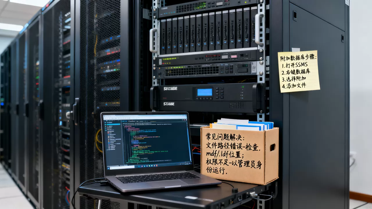 附加数据库的详细步骤是什么？，常见问题怎么解决？