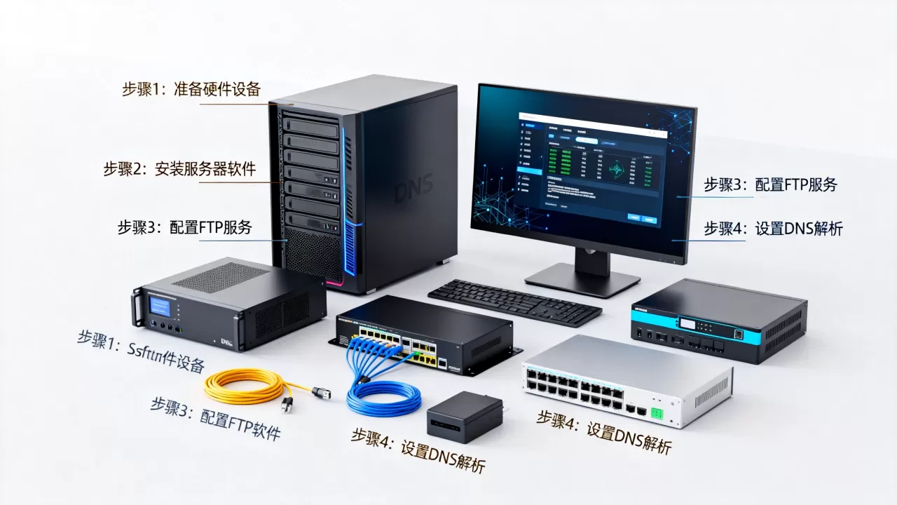 如何搭建FTP服务器和DNS,有哪些步骤? 如何搭建FTP服务器和DNS,有哪些步骤?