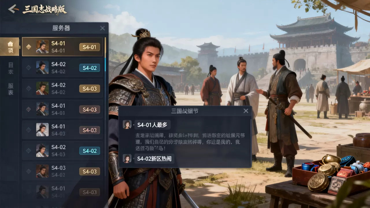 三国志战略版S4服务器都有哪些?,哪个服务器人多? 三国志战略版S4服务器都有哪些?,哪个服务器人多?