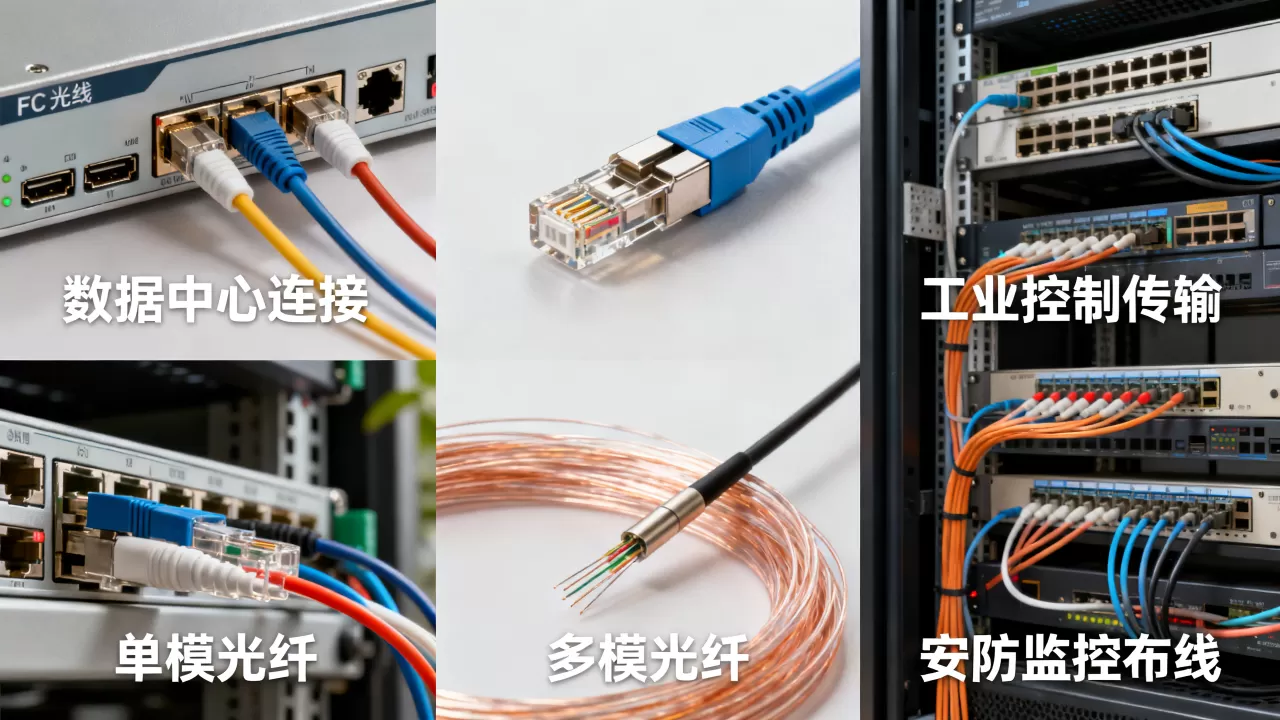 FC光纤网络的应用场景有哪些?,如何选择合适的光纤类型? FC光纤网络的应用场景有哪些?,如何选择合适的光纤类型?