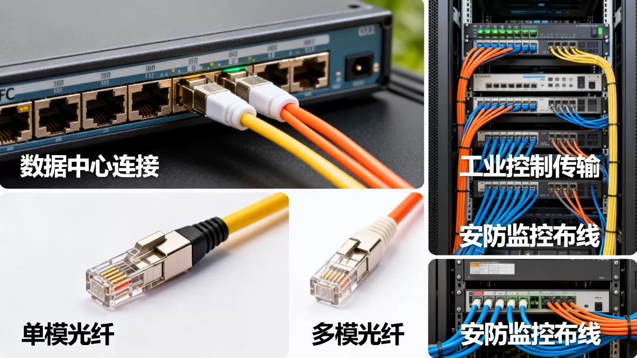 FC光纤网络的应用场景有哪些?,如何选择合适的光纤类型? FC光纤网络的应用场景有哪些?,如何选择合适的光纤类型?