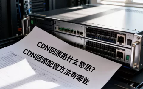 CDN回源是什么意思？，CDN回源配置方法有哪些