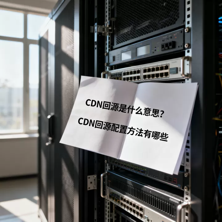 CDN回源是什么意思？，CDN回源配置方法有哪些