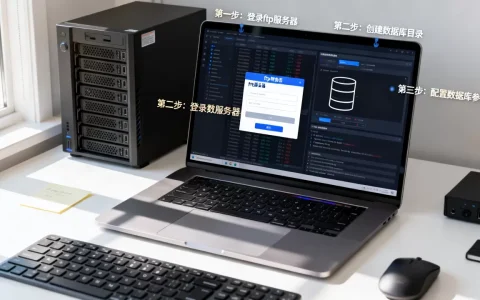 如何在ftp服务器上创建数据库？，操作步骤是什么？