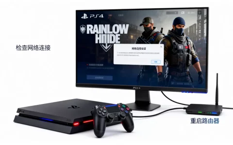 PS4为何连不上彩虹六号服务器，怎么解决？