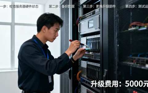 服务器升级的详细操作步骤是什么，多少钱？