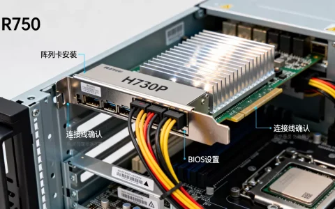 H730P怎么在R750服务器上做阵列卡？，如何设置