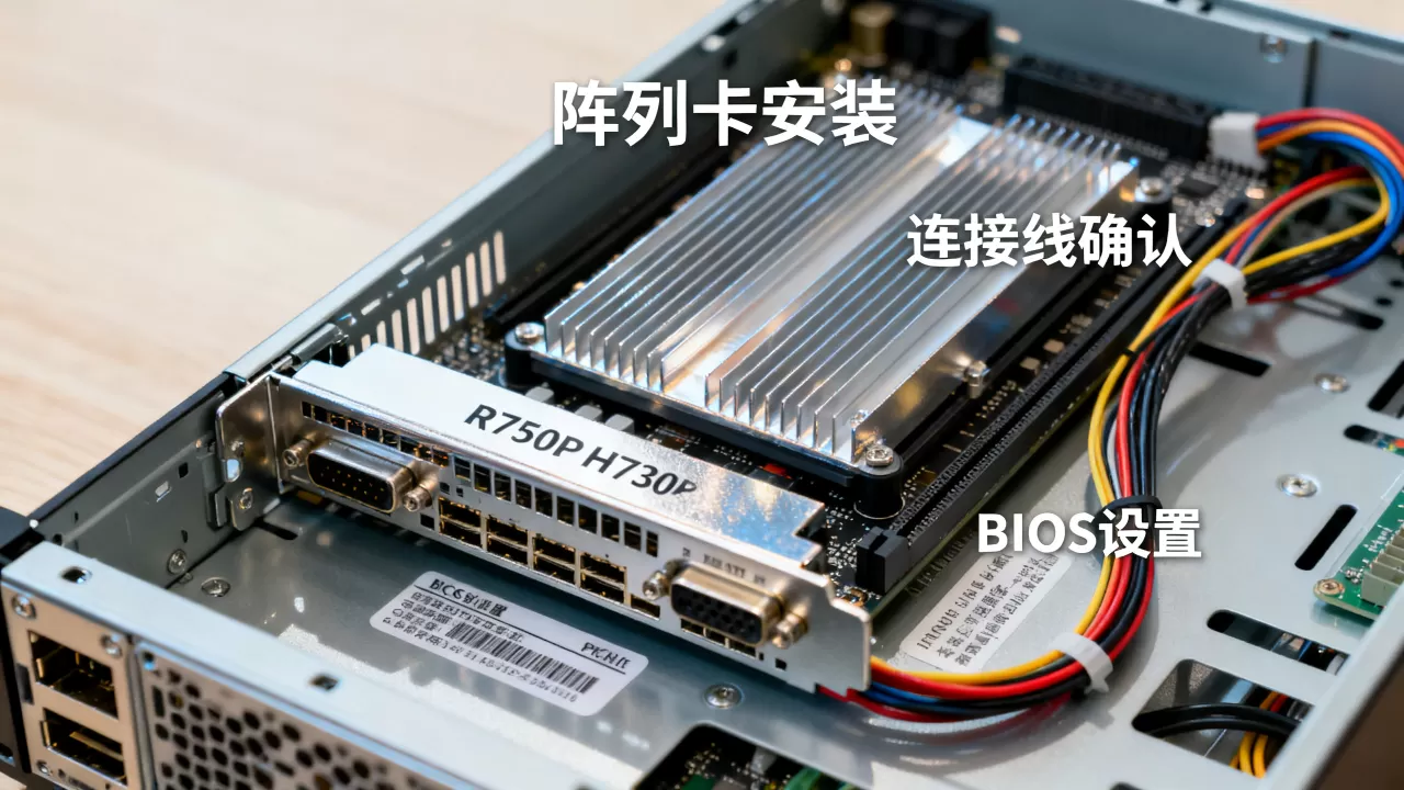 H730P怎么在R750服务器上做阵列卡?,如何设置 H730P怎么在R750服务器上做阵列卡?,如何设置