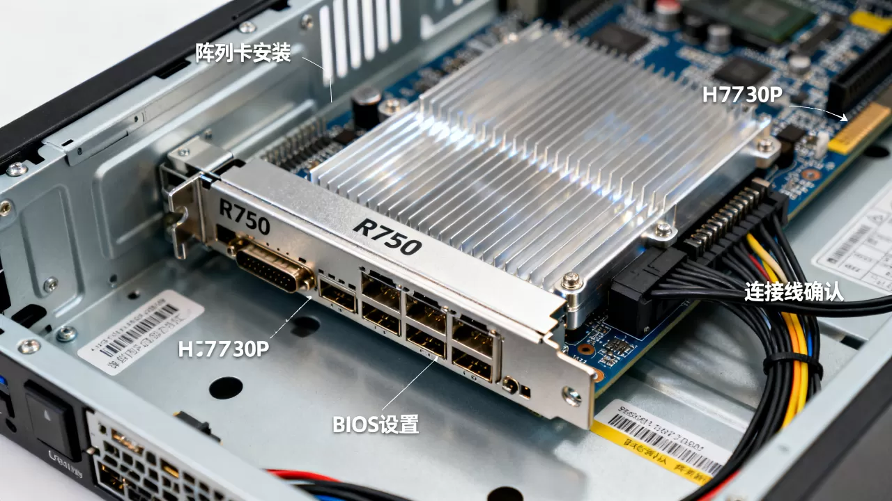 H730P怎么在R750服务器上做阵列卡?,如何设置 H730P怎么在R750服务器上做阵列卡?,如何设置