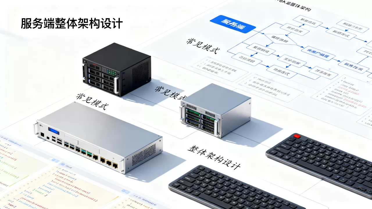 服务端整体架构怎么设计?, 服务端架构有哪些常见模式? 服务端整体架构怎么设计?, 服务端架构有哪些常见模式?