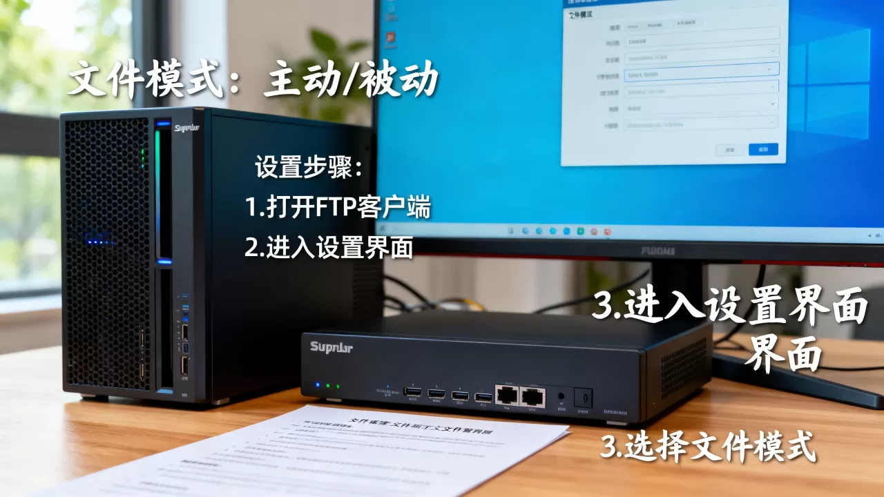 FTP服务器的文件模式属于哪种？，怎么设置