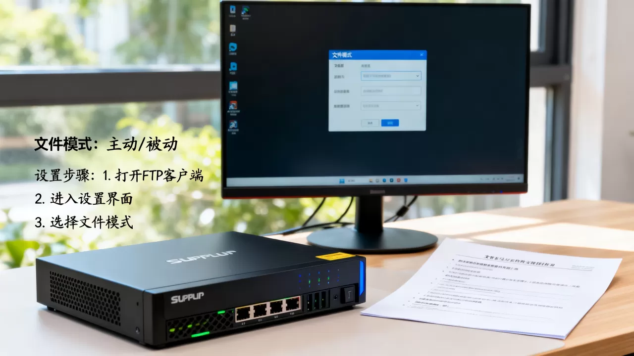 FTP服务器的文件模式属于哪种？，怎么设置