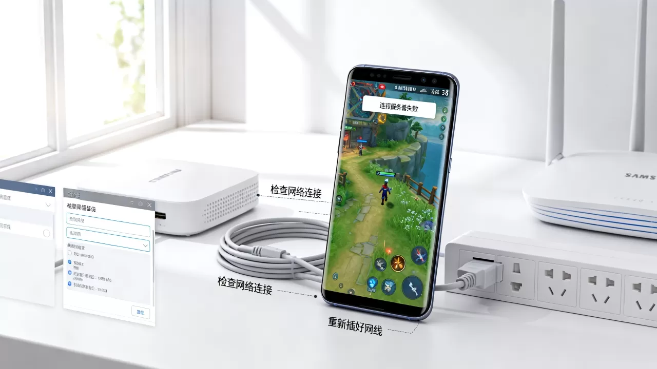 三星s8玩游戏无法连接服务器失败怎么办,怎么解决? 三星s8玩游戏无法连接服务器失败怎么办,怎么解决?