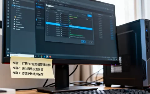 FTP服务器IP地址怎么修改，具体步骤是什么？