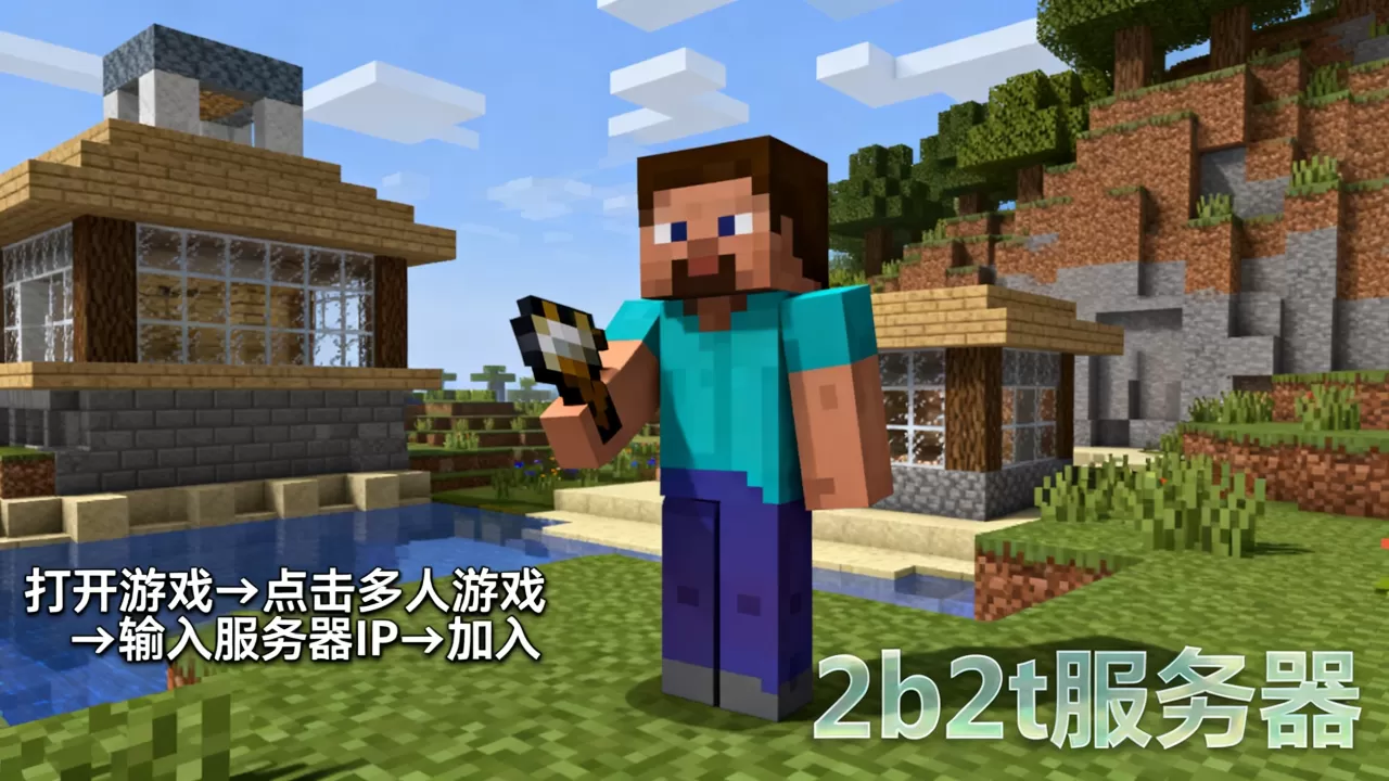 我的世界手机版2b2t服务器有哪些推荐,怎么进去? 我的世界手机版2b2t服务器有哪些推荐,怎么进去?