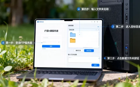 FTP服务器如何创建文件夹？，步骤是什么？