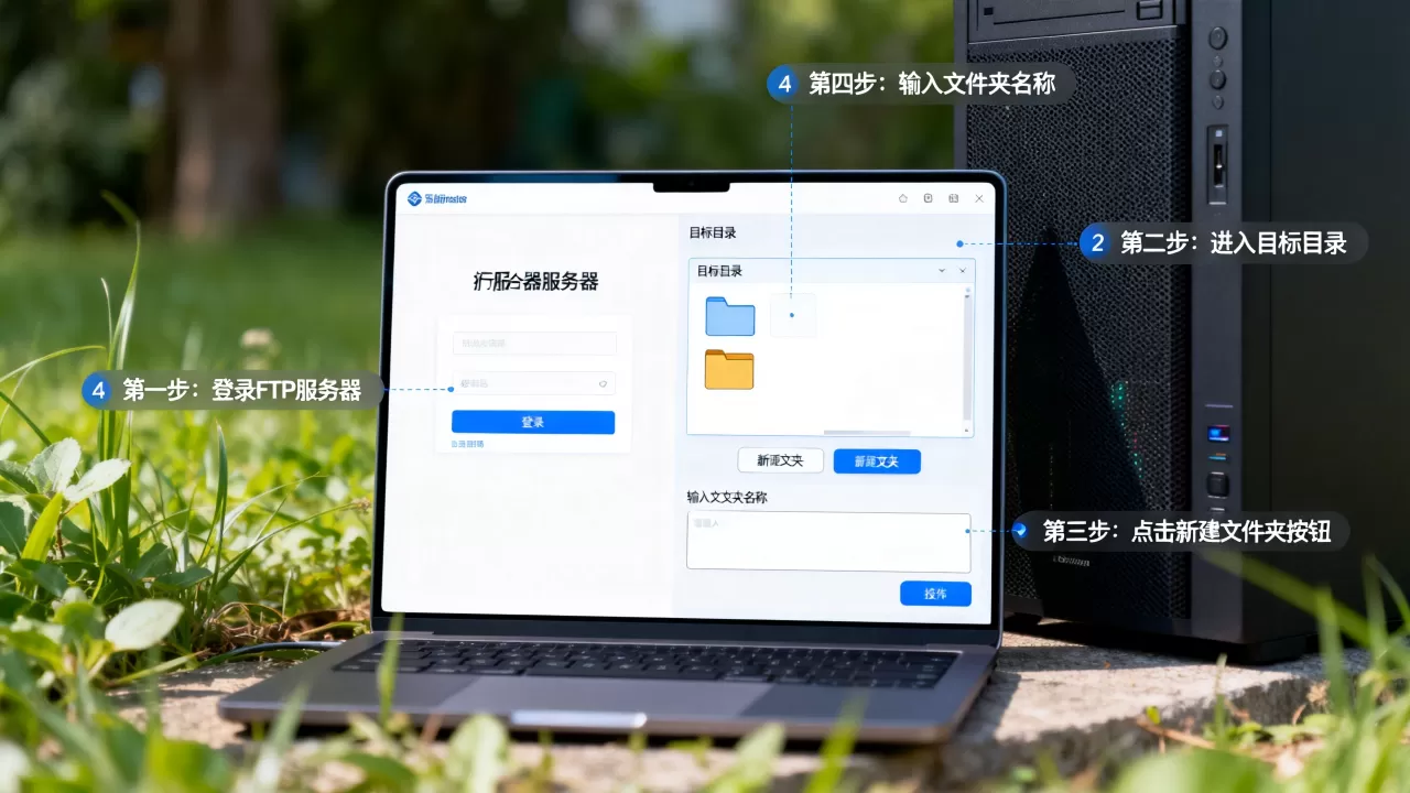 FTP服务器如何创建文件夹?,步骤是什么? FTP服务器如何创建文件夹?,步骤是什么?