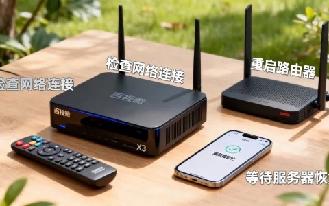 百视微网络机顶盒x3提示服务器繁忙如何解决？，是什么原因