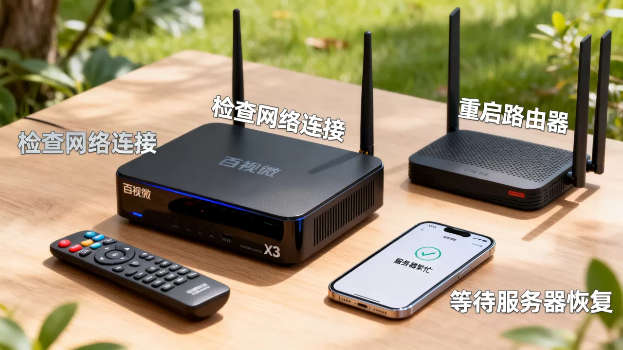 百视微网络机顶盒x3提示服务器繁忙如何解决?,是什么原因 百视微网络机顶盒x3提示服务器繁忙如何解决?,是什么原因