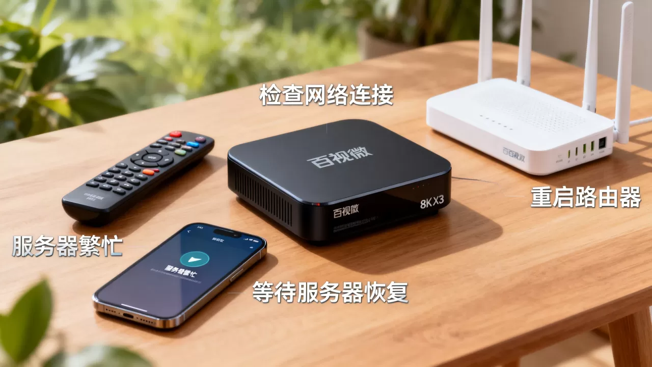 百视微网络机顶盒x3提示服务器繁忙如何解决?,是什么原因 百视微网络机顶盒x3提示服务器繁忙如何解决?,是什么原因