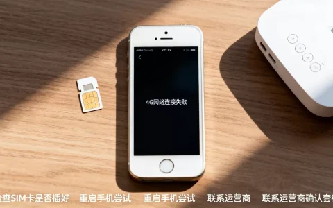 苹果5手机为什么用不了4G网络连接服务器？，怎么办