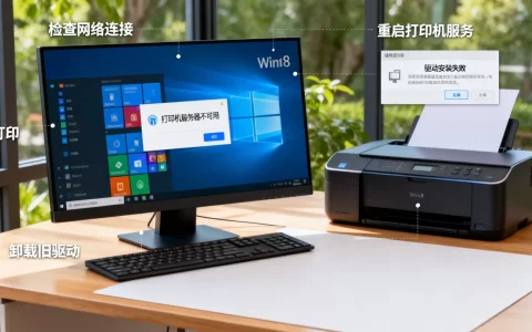 Win8打印机服务器不可用怎么办，打印机驱动安装失败？