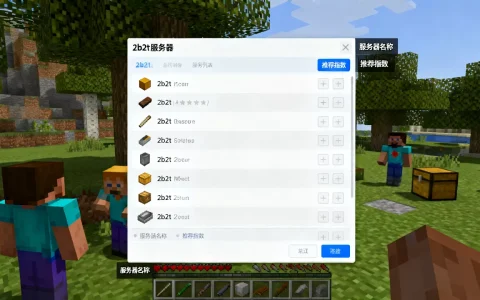 我的世界仿2b2t服务器有哪些？，哪个最推荐？