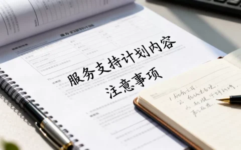 服务支持计划的具体内容是什么，有哪些注意事项？