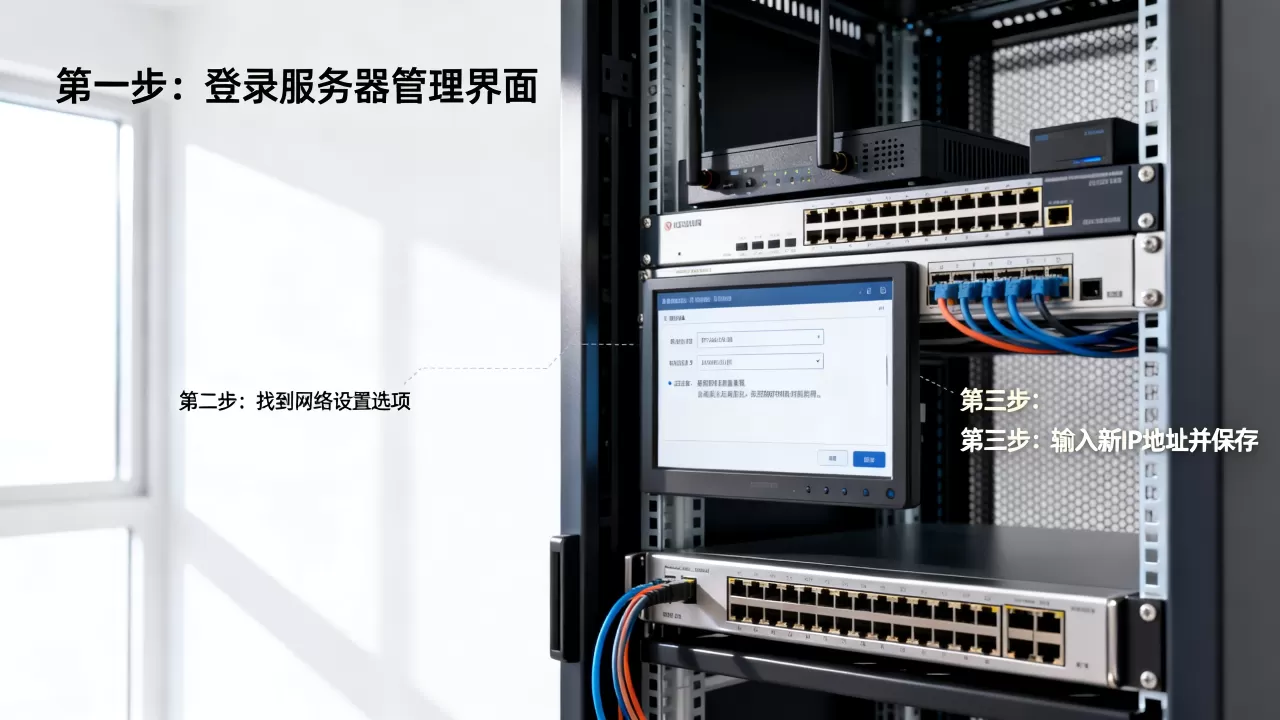 如何快速修改服务器的IP地址？怎么修改服务器IP地址？