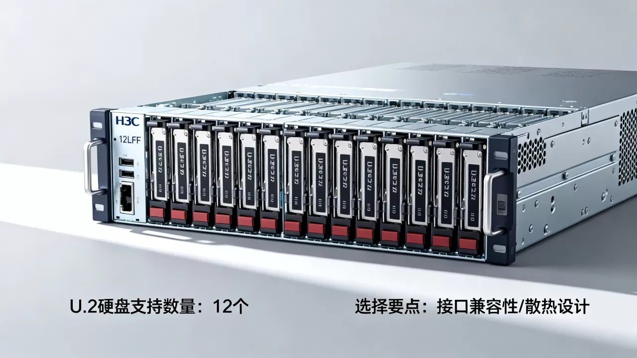 H3C12LFF服务器支持多少个U.2硬盘？，怎么选？