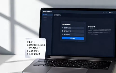 如何修改服务器远程连接地址密码，有哪些注意事项？