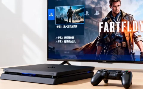 PS4战地1怎么和好友去一个服务器？，怎么联机？