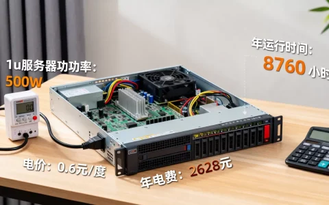 1u服务器一年耗电多少钱？，服务器电费怎么算？