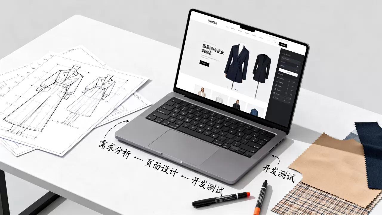 服装企业如何建设网站，网站建设步骤有哪些