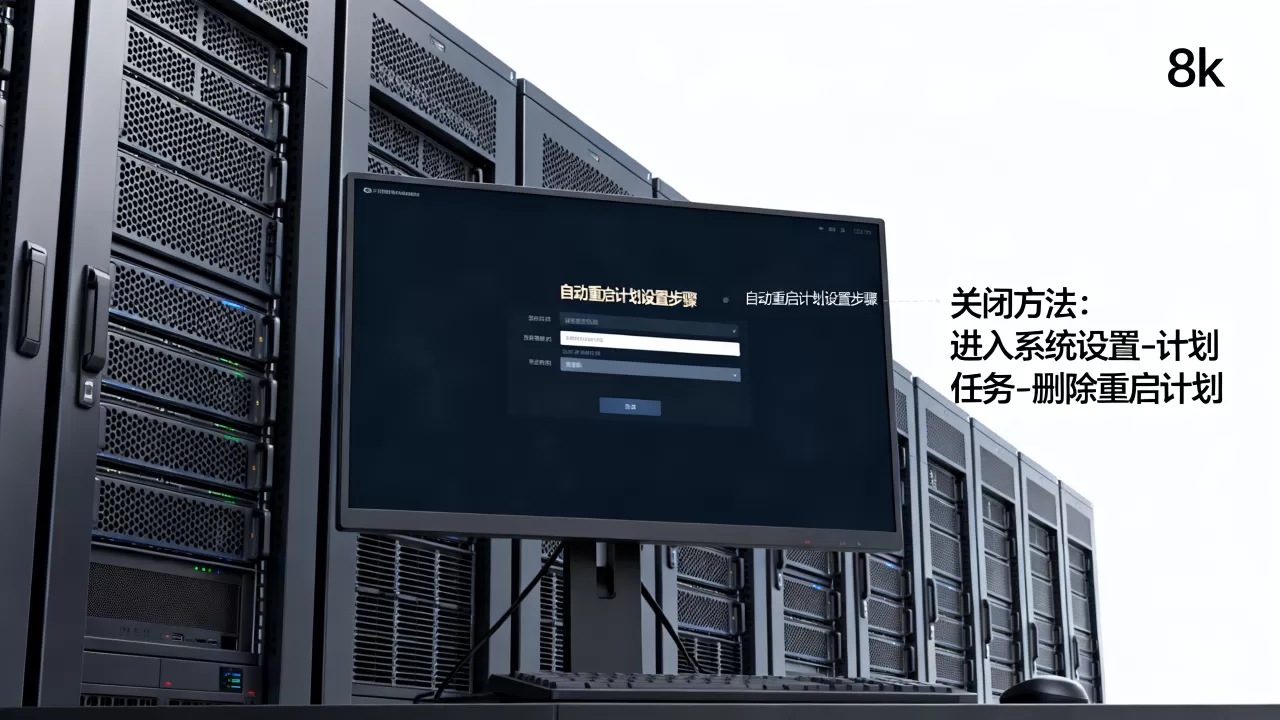 服务器自动重启计划如何正确设置,怎么关闭? 服务器自动重启计划如何正确设置,怎么关闭?