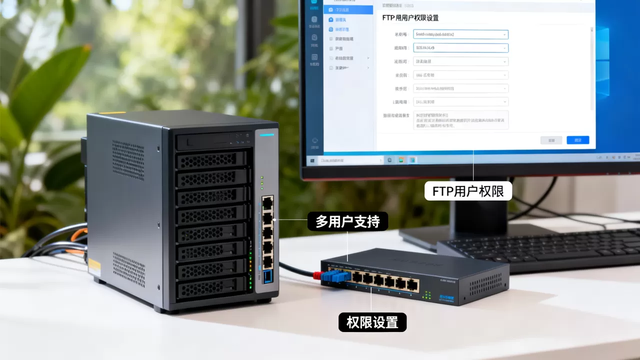 FTP服务器如何支持多用户？，怎么设置用户权限？