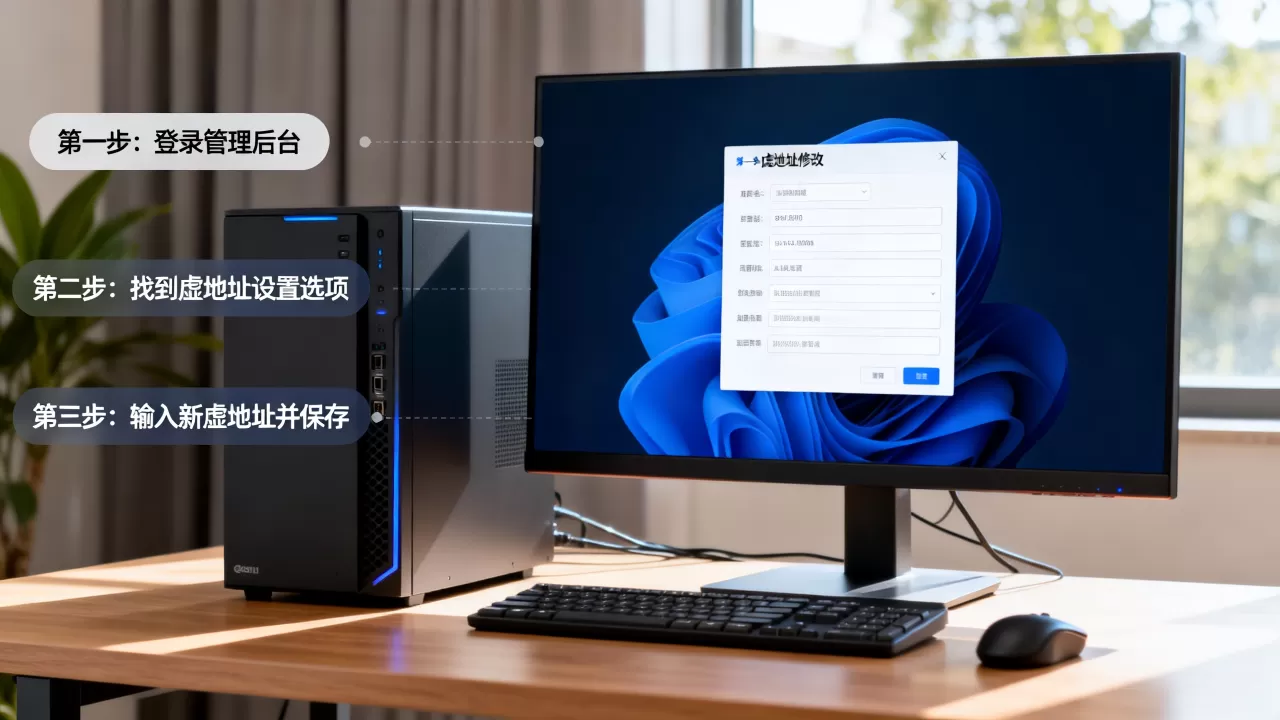 服务器虚地址修改的步骤是什么,怎么设置? 服务器虚地址修改的步骤是什么,怎么设置?