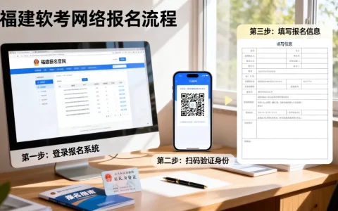 福建软考网络报名怎么操作？,报名流程是什么