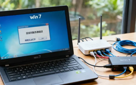 win7电脑连接到服务器错误怎么办？，打不开网络是什么原因？