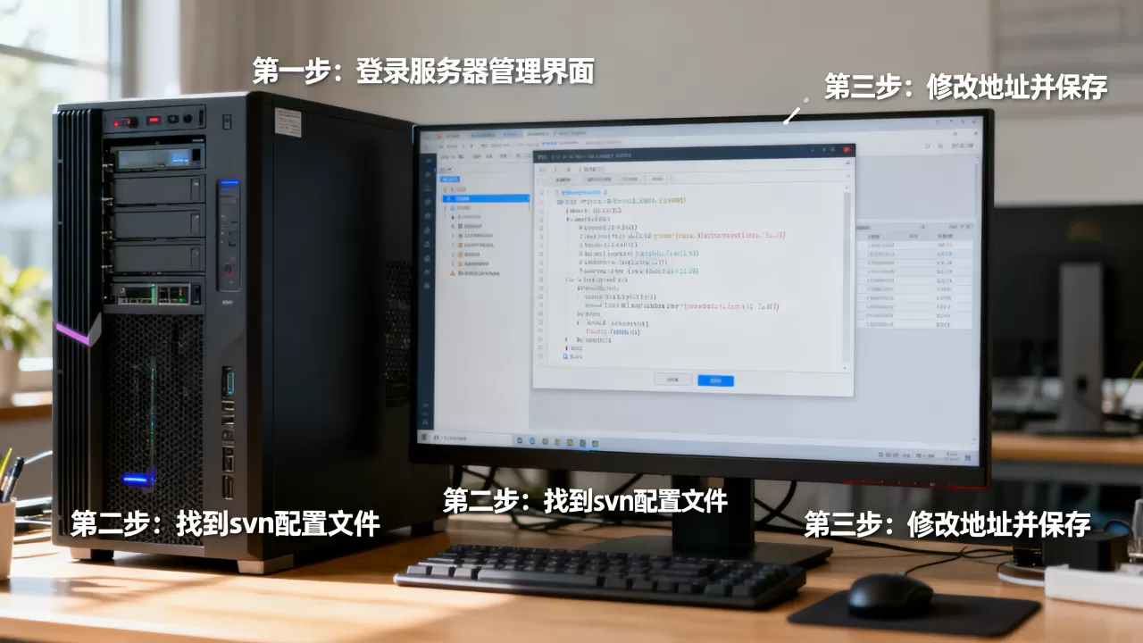 服务器端如何变更svn地址,操作步骤是什么? 服务器端如何变更svn地址,操作步骤是什么?