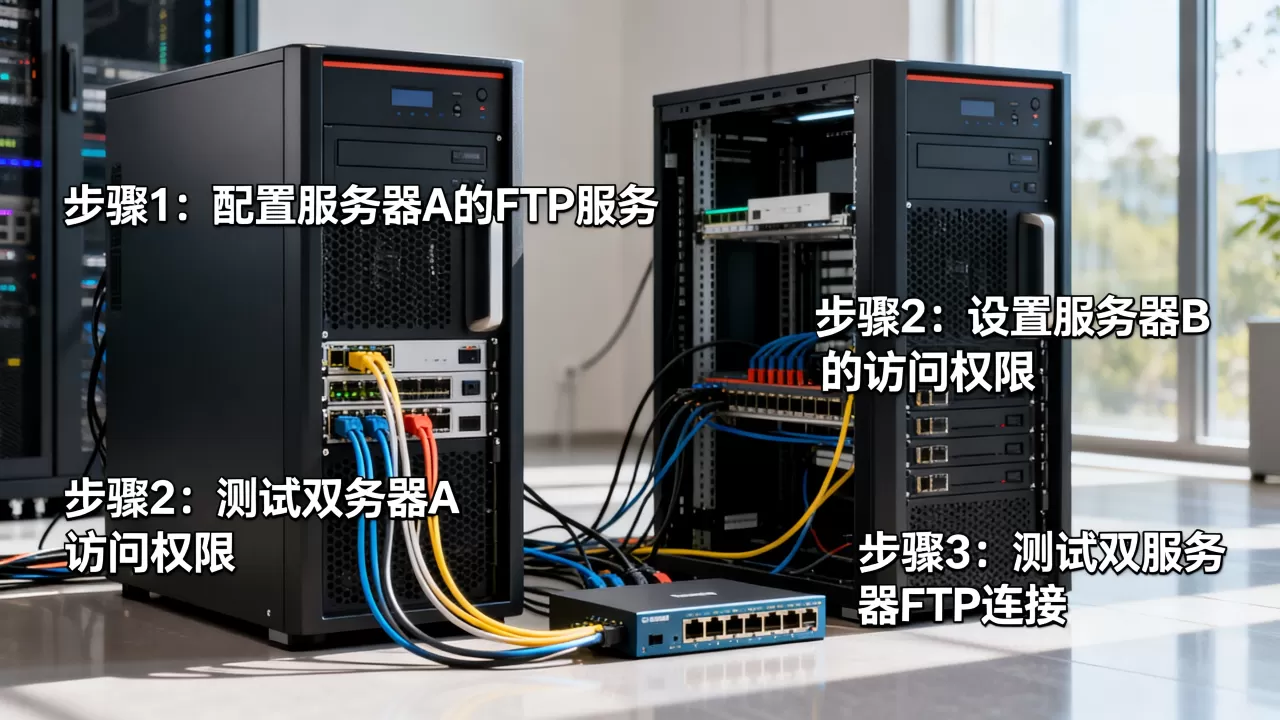 如何让ftp在两台服务器上同时使用,怎么设置? 如何让ftp在两台服务器上同时使用,怎么设置?