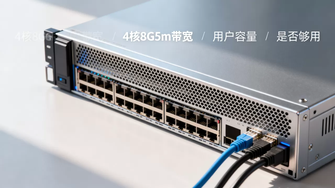 4核8G5m带宽服务器到底能容纳多少用户?,够用吗? 4核8G5m带宽服务器到底能容纳多少用户?,够用吗?
