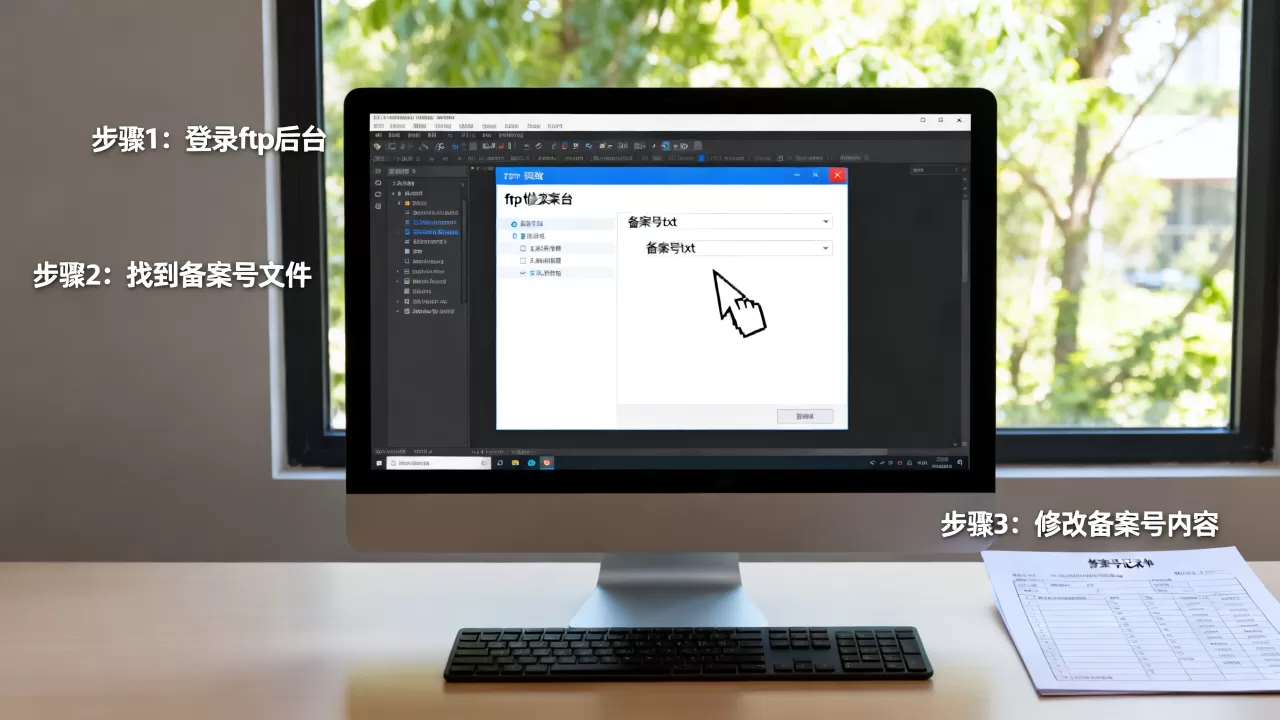ftp如何修改网站备案号?,具体的操作步骤是什么呢? ftp如何修改网站备案号?,具体的操作步骤是什么呢?