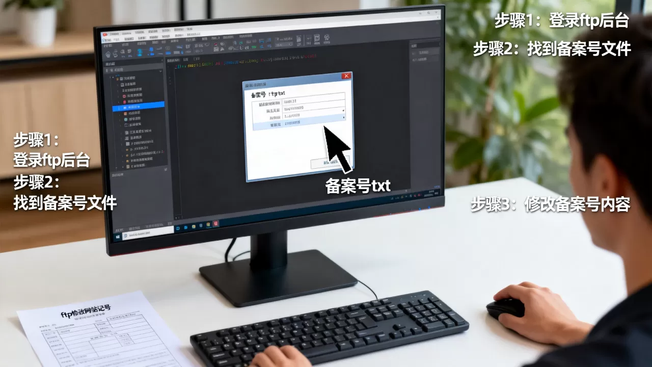 ftp如何修改网站备案号?,具体的操作步骤是什么呢? ftp如何修改网站备案号?,具体的操作步骤是什么呢?