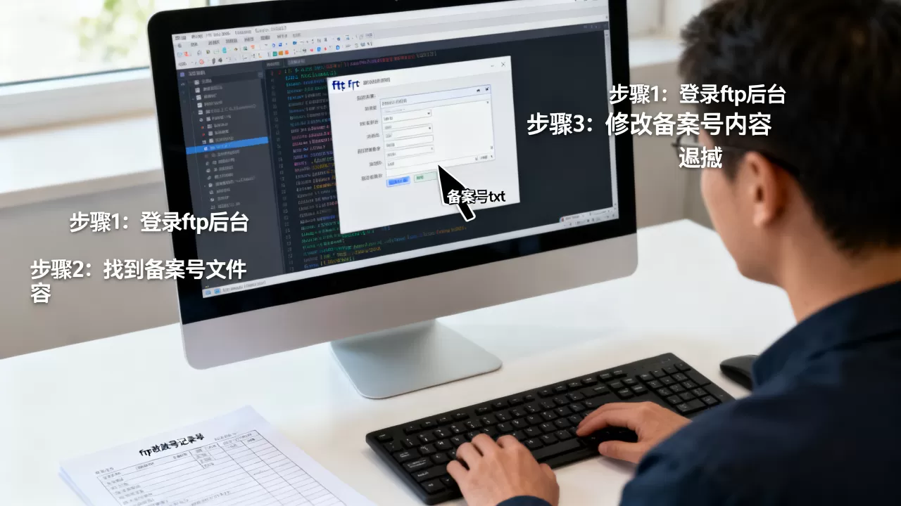 ftp如何修改网站备案号?,具体的操作步骤是什么呢? ftp如何修改网站备案号?,具体的操作步骤是什么呢?