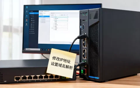 服务器IP地址如何修改成域名，怎么设置？