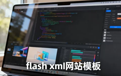 flash xml网站模板