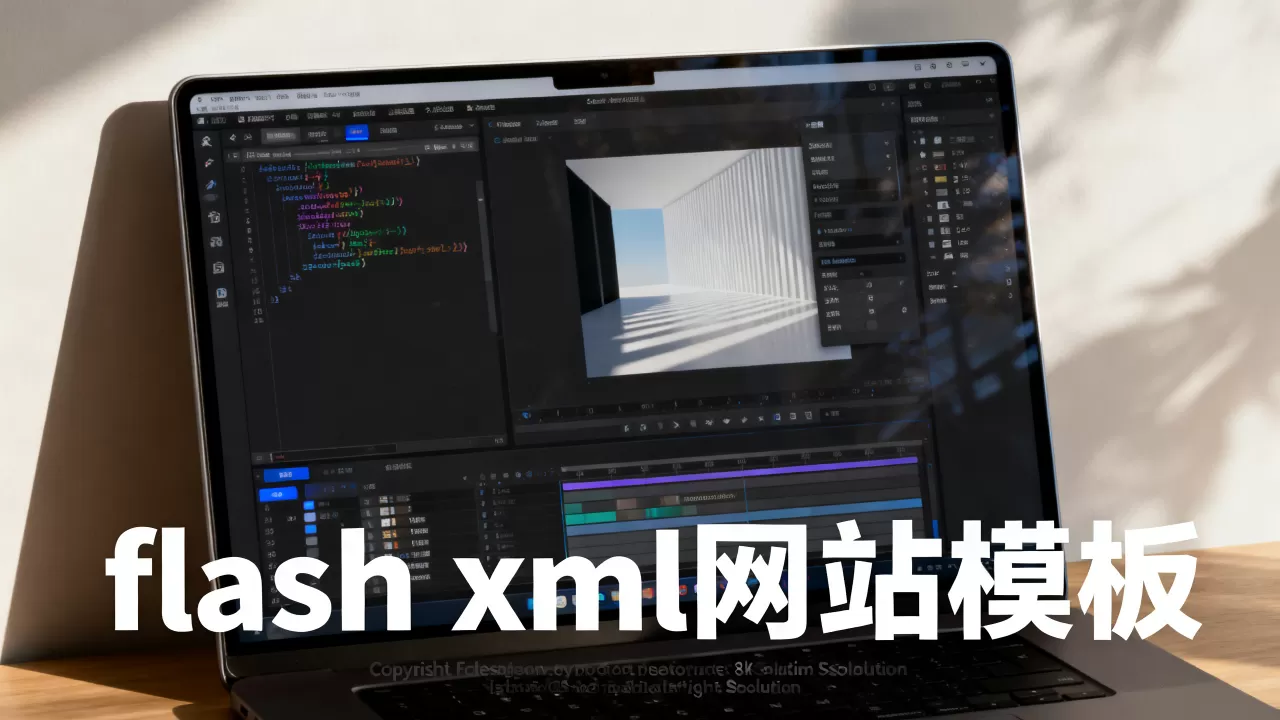 flash xml网站模板