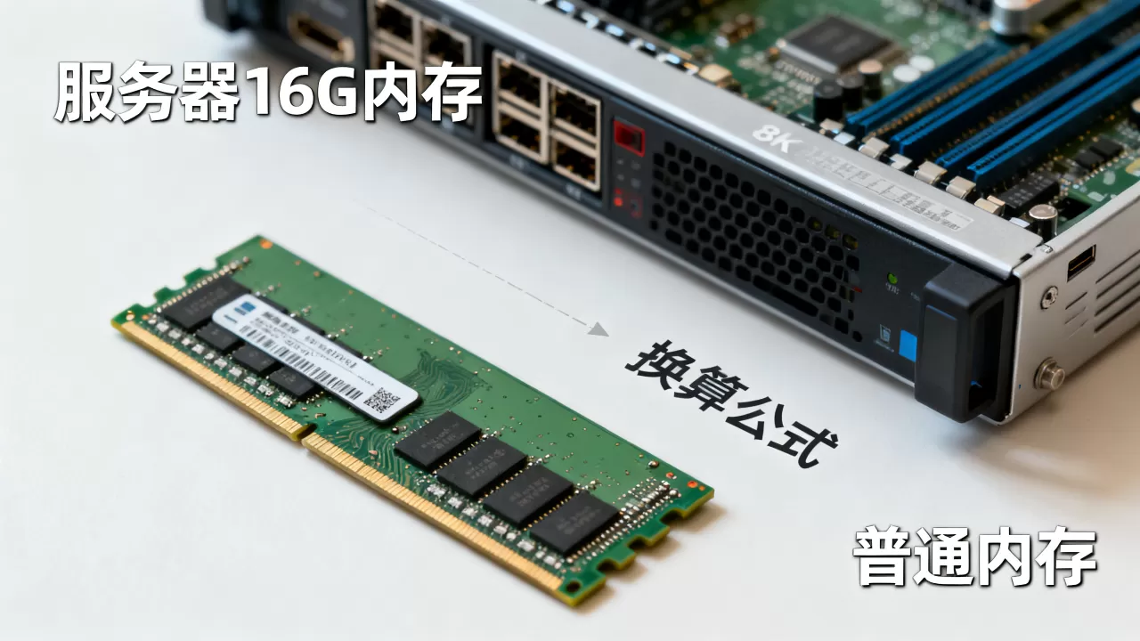 服务器16G内存相当于普通内存多少G,怎么换算? 服务器16G内存相当于普通内存多少G,怎么换算?