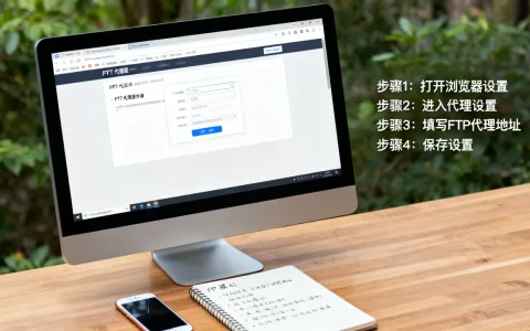 FTP代理服务器在浏览器中怎么设置？，具体步骤是什么